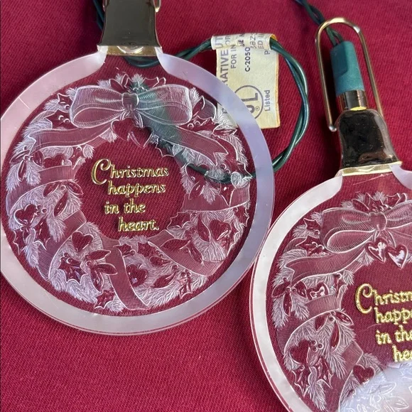 Hallmark Vintage Christmas Set of 5 Lighted Ornaments - Picture 9 of 13